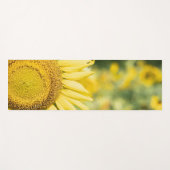 ひまわりヨガマット – 非スリップまたは滑ること非美しいデザイン ヨガマット (正面(横))