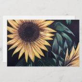 ひまわりライフ 便箋 (正面/裏面)