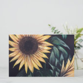 ひまわりライフ 便箋 (スタンド正面)