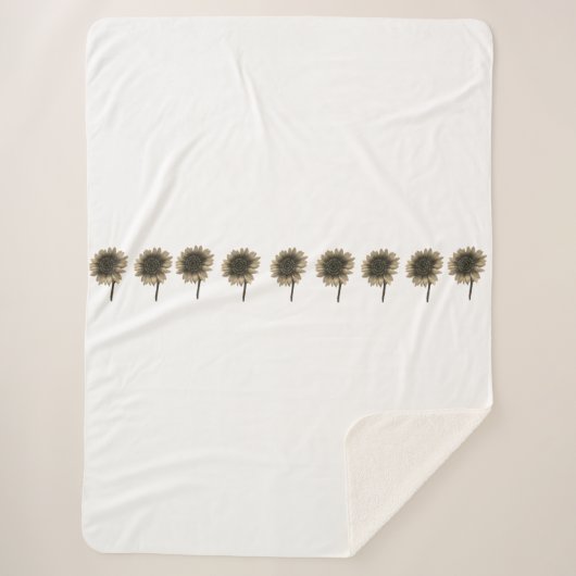 ひまわりライブ、笑い、愛 シェルパブランケット (正面)