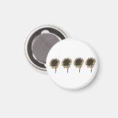 ひまわりライブ、笑い、愛 マグネット (正面/裏面)