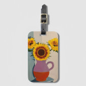 ひまわりラゲッジタグ ラゲッジタグ (正面縦)