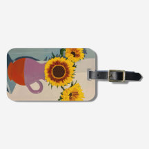 ひまわりラゲッジタグ