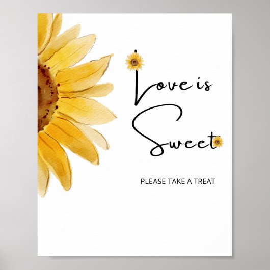 ひまわりラブはスイート、トリートを取ってください ポスター (正面)