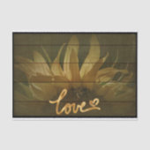 ひまわりラブハート 薄葉紙 (正面)