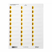 ひまわりラベル ラベル (フルシート)