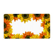 ひまわりラベル ラベル (正面)