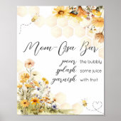 ひまわりリトルハニーベビーシャワーマママオサバー ポスター (正面)