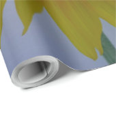 ひまわりリネンラッピング紙 ラッピングペーパー (ロールコーナー)