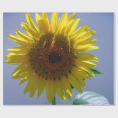 ひまわりリネンラッピング紙 ラッピングペーパー (フラット)