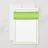 ひまわりリボン結婚の応答カード 出欠カード (裏面)