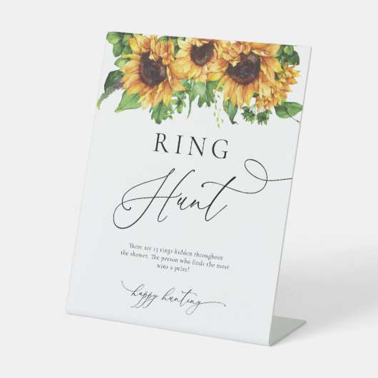 ひまわりリングや輪狩り標識 台座サイン (正面)