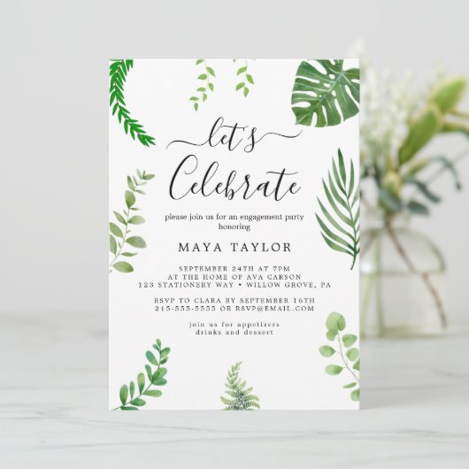 ひまわりリースのサマー パーティー 招待状 (スタンド正面)