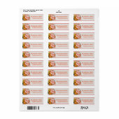 ひまわりリースハッピーサンクスギビング ラベル (フルシート)