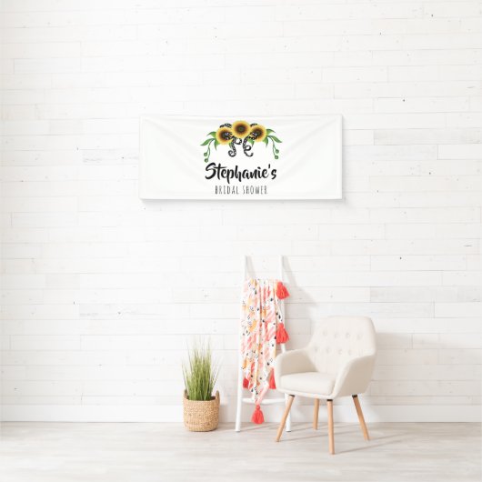 ひまわりリースブライダルシャワー 横断幕 (インサイチュ)