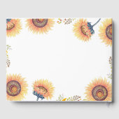 ひまわりリース素朴秋の結婚式 ゲストブック (裏面)