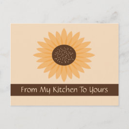 ひまわりレシピカード ポストカード