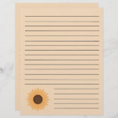 ひまわりレシピバインダーページ (正面/裏面)