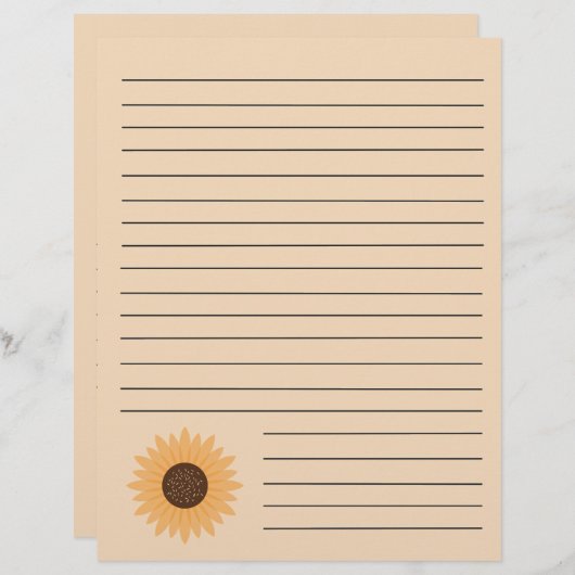 ひまわりレシピバインダーページ (正面/裏面)