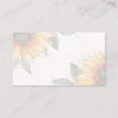 ひまわりレシピ花嫁の為 エンクロージャーカード (裏面)