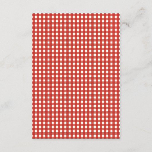 ひまわりレッドアコモデーションバーラップウェディングカード エンクロージャーカード (裏面)