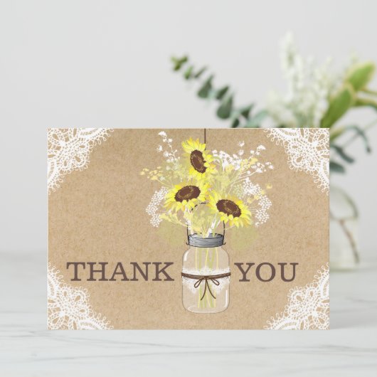 ひまわりレースKraftありが素朴とうございます サンキューカード (スタンド正面)