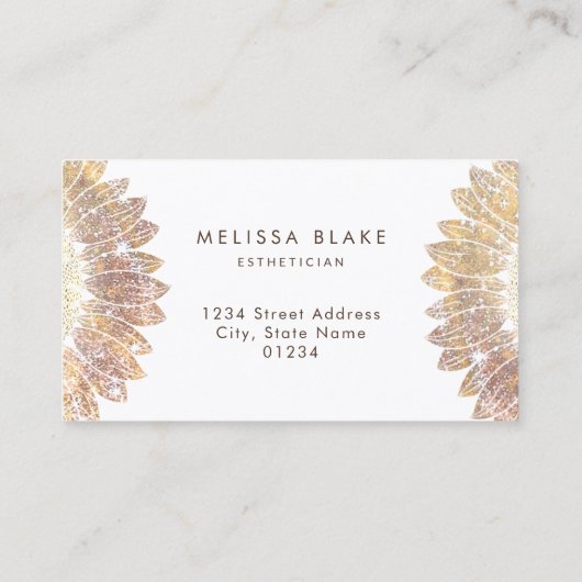 ひまわりロゴ名刺 名刺 (裏面)