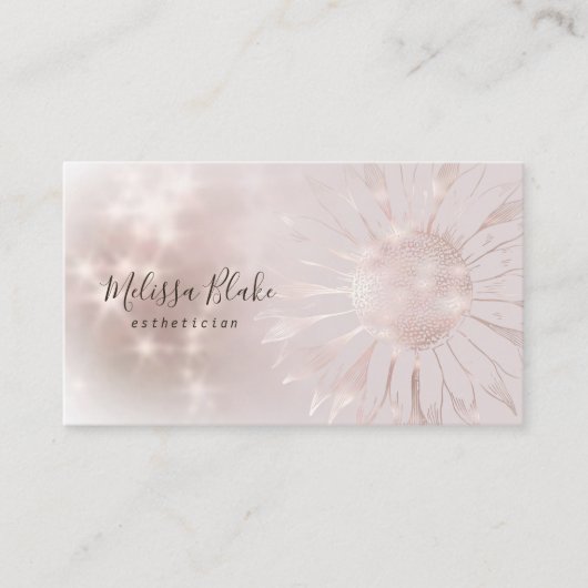 ひまわりロゴ名刺 名刺 (正面)