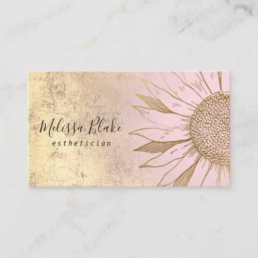 ひまわりロゴ名刺 名刺 (正面)