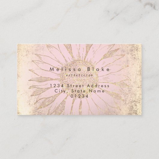 ひまわりロゴ名刺 名刺 (裏面)