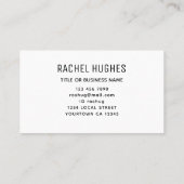 ひまわりロゴ 名刺 (裏面)