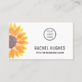 ひまわりロゴ 名刺 (正面)