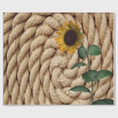 ひまわりロープ艶包み紙 ラッピングペーパー (フラット)