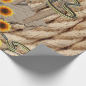 ひまわりロープ蛇艶包み紙 ラッピングペーパー (角)