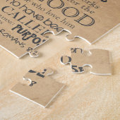 ひまわりローマ8:28聖書の聖句 ジグソーパズル (側面)