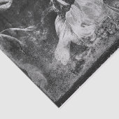 ひまわりヴィンテージアンティーク白黒のテクスチャ 薄葉紙 (詳細)