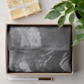 ひまわりヴィンテージアンティーク白黒のテクスチャ 薄葉紙 (ギフト)