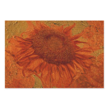 ひまわりヴィンテージオレンジ金ゴールドテクスチャの切り離し