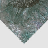 ひまわりヴィンテージグリーングランジテクスチャの切り離し 薄葉紙 (詳細)