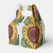 ひまわりヴィンテージダマスクフラワーアート フェイバーボックス (裏面サイド)