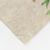 ひまわりヴィンテージフレーム素晴らしおばあちゃん フリースブランケット (角)