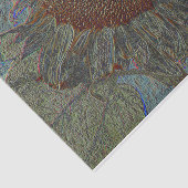 ひまわりヴィンテージメタリック金ゴールドブルーデクページ 薄葉紙 (詳細)