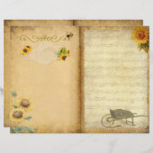 ひまわりヴィンテージ履歴ページ (正面/裏面)