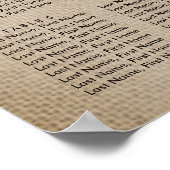 ひまわりヴィンテージ結婚の座席表8 ポスター (角)