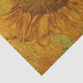 ひまわりヴィンテージ金ゴールド黄色のテクスチャの分離 薄葉紙 (詳細)