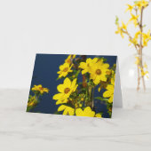 「ひまわり一号」グリーティングカード カード (黄色い花)