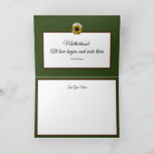 ひまわり万華鏡のように千変万化するパターングリーンマザーズのデイカード シーズンカード (内部)