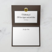 ひまわり万華鏡のように千変万化するパターンブラウンマザーズのデイカード シーズンカード (内部)