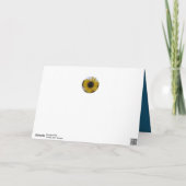 ひまわり万華鏡のように千変万化するパターンブルーマザーズのデイカード シーズンカード (裏面)