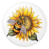 ひまわり上にある セラミックノブ (正面)